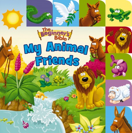 The Beginner's Bible My Animal Friends: A Point and Learn tabbed board book [KSIĄŻKA]