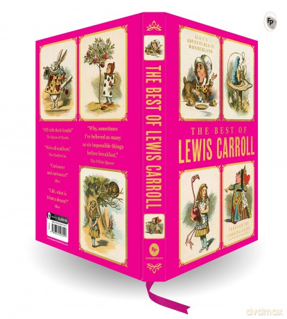 The Best of Lewis Carroll - Alice's Adventures in Wonderland; Through the Looking-Glass; What Alice Found There (Deluxe Hardbound Edition): Three Titles - Lewis Carroll [KSIĄŻKA]
