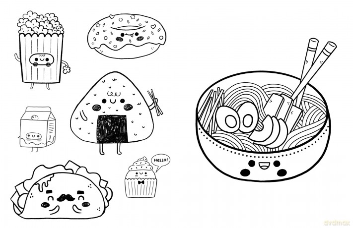 The Big Book of Kawaii Manga World Coloring: 130+ Coloring Pages - Piuuvy Et Al [KOMIKS]