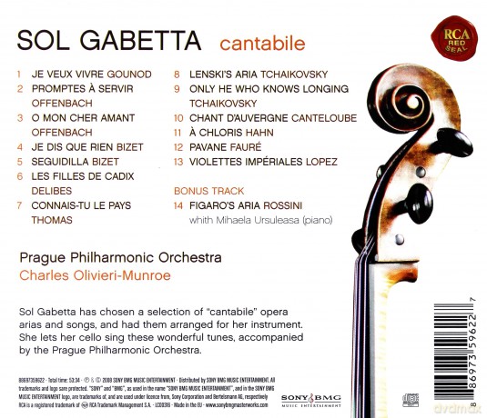 Sol Gabetta: Cantabile [CD]