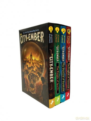 The City of Ember Complete Boxed Set: The City of Ember; The People of Sparks; The Diamond of Darkhold; The Prophet of Yonwood - Jeanne Duprau [KSIĄŻKA]