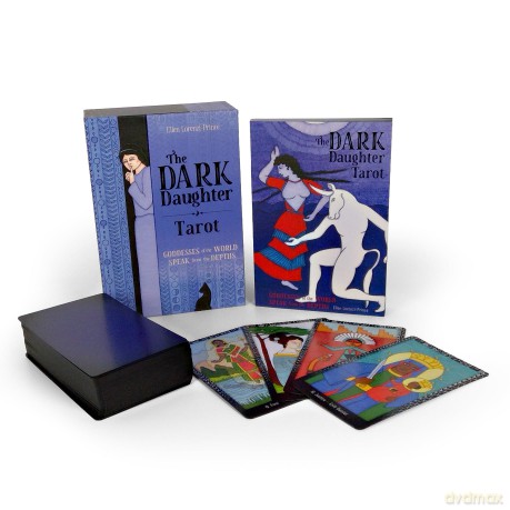 The Dark Daughter Tarot: Goddesses of the World Speak from the Depths (Tarot Kit Box Set with 78 Cards and Guide Book) - Elle Lorenzi-Prince [KSIĄŻKA]