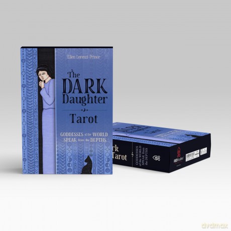 The Dark Daughter Tarot: Goddesses of the World Speak from the Depths (Tarot Kit Box Set with 78 Cards and Guide Book) - Elle Lorenzi-Prince [KSIĄŻKA]