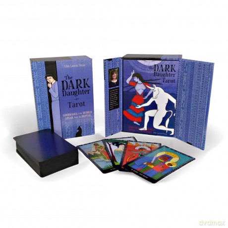 The Dark Daughter Tarot: Goddesses of the World Speak from the Depths (Tarot Kit Box Set with 78 Cards and Guide Book) - Elle Lorenzi-Prince [KSIĄŻKA]