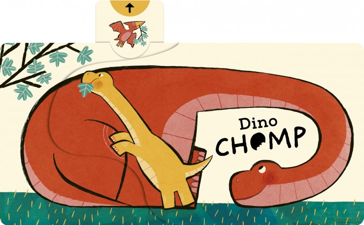 The Dino Book (Peek, Pull, Explore) - Becky Davies [KSIĄŻKA]