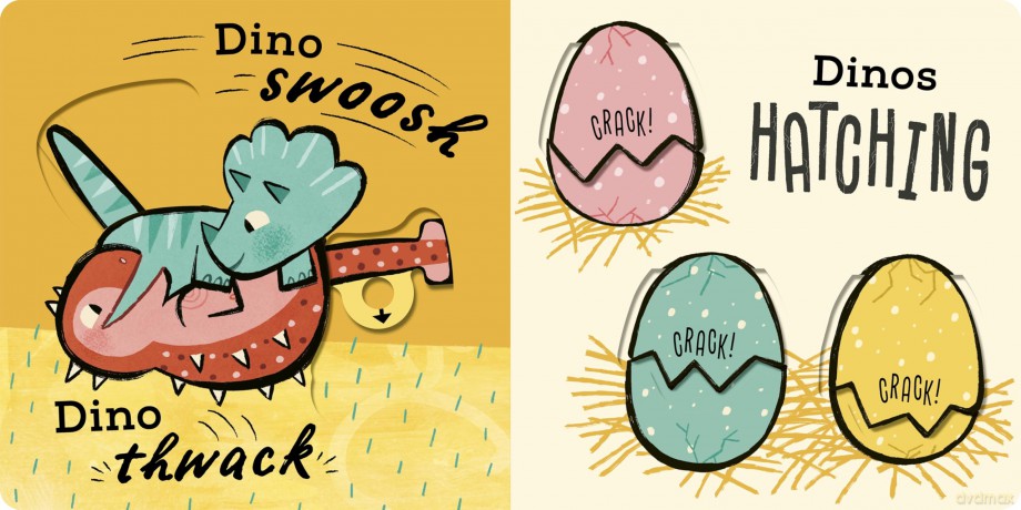 The Dino Book (Peek, Pull, Explore) - Becky Davies [KSIĄŻKA]