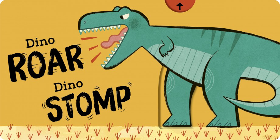 The Dino Book (Peek, Pull, Explore) - Becky Davies [KSIĄŻKA]