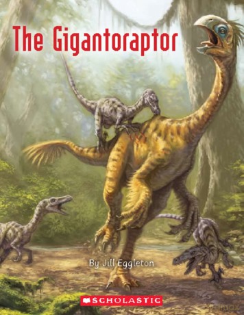 The Gigantoraptor (Connectors) - Eggleton Jill [KSIĄŻKA]