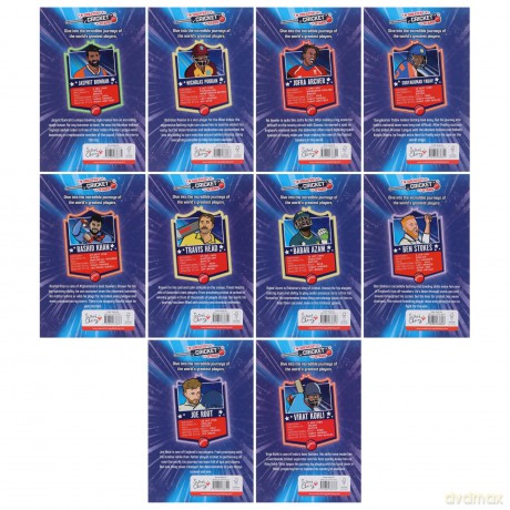 The Greatest Cricket Stars 10 Book Collection by Thomas Scoble (Book Box Set for Kids Which Includes The Incredible Journey of One of the World's Greatest Cricketers, Perfect for Ages 7-9!) - No Author Stated [KSIĄŻKA]