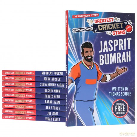 The Greatest Cricket Stars 10 Book Collection by Thomas Scoble (Book Box Set for Kids Which Includes The Incredible Journey of One of the World's Greatest Cricketers, Perfect for Ages 7-9!) - No Author Stated [KSIĄŻKA]