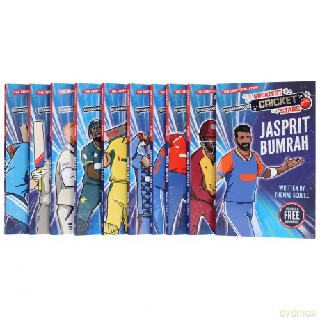 The Greatest Cricket Stars 10 Book Collection by Thomas Scoble (Book Box Set for Kids Which Includes The Incredible Journey of One of the World's Greatest Cricketers, Perfect for Ages 7-9!) - No Author Stated [KSIĄŻKA]