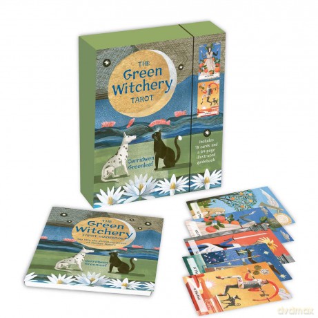 The Green Witchery Tarot: Includes 78 cards and a 64-page illustrated guidebook - Cerridwen Greenleaf [KSIĄŻKA]
