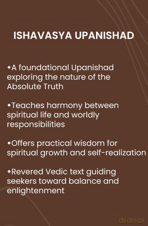 The Ishavasya Upanishad - Mukundananda Swami [KSIĄŻKA]