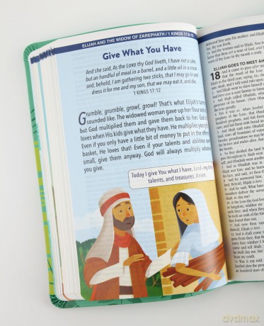 The KJV Kids' Devotional Bible: Featuring Art from the Popular 365 Best Loved Bible Stories for Kids - Barbour Bibles [KSIĄŻKA]