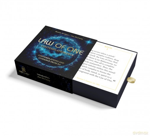 The Law of One Contemplation Deck (Deck and Guidebook Set): Inspiration and Guidance from Ra: Inspiration and Guidance from Ra (Box Set with 40 Cards and Guide Book) - Austin Bridges [KSIĄŻKA]
