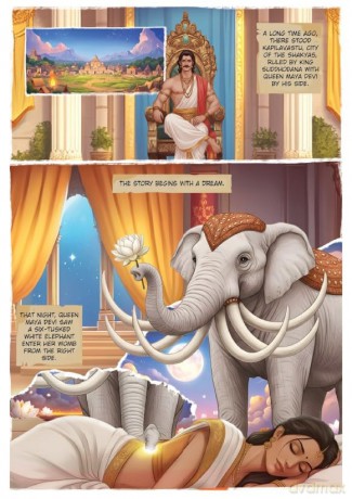 The Life of Gautam Buddha - Westland Books [KOMIKS]