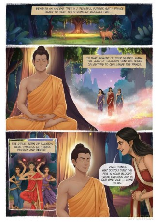 The Life of Gautam Buddha - Westland Books [KOMIKS]