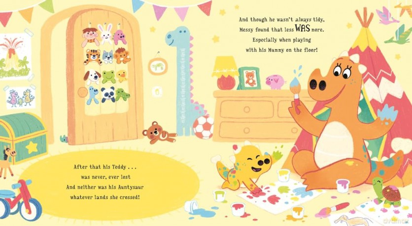 The Messysaurus (A DinoFeelings Book) - Rachel Bright [KSIĄŻKA]