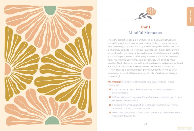 The Mindful Mum: 365 Peaceful Reflections and Daily Gratitude - Meg Sylvester [KSIĄŻKA]