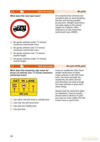 The Official DVSA Theory Test for Drivers of Large Vehicles - Dvsa [KSIĄŻKA]