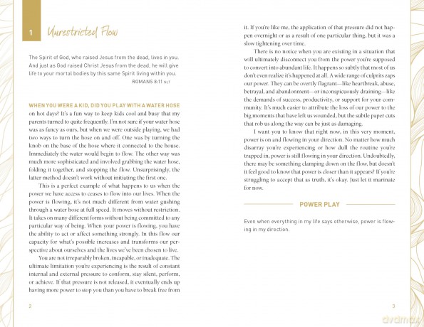 The Power in Surrender: 100 Ways to Tap into the Courage to Trust God's Plan Over Fear, Worry, and Doubt (A 100-Day Devotional) - Roberts Sarah Jakes [KSIĄŻKA]