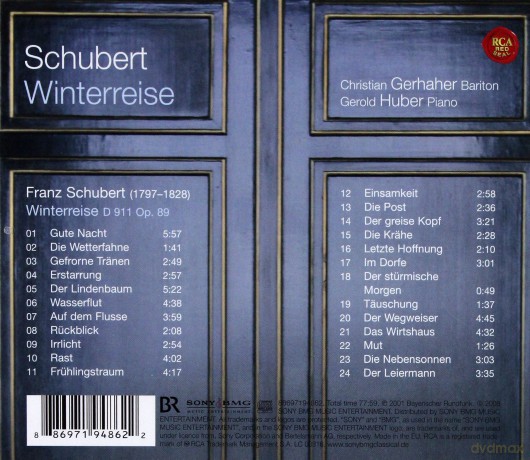 Christian Gerhaher: Schubert: Winterreise, D 911 [CD]