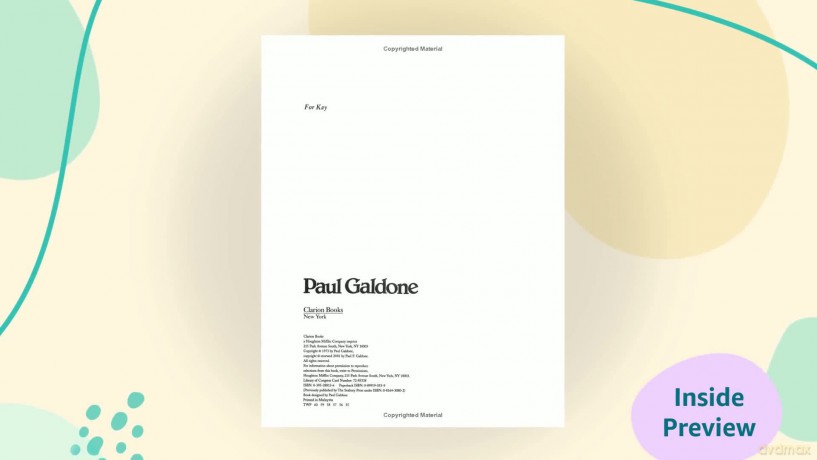 The Three Billy Goats Gruff Big Book (Paul Galdone Nursery Classic) - Paul Galdone [KSIĄŻKA]