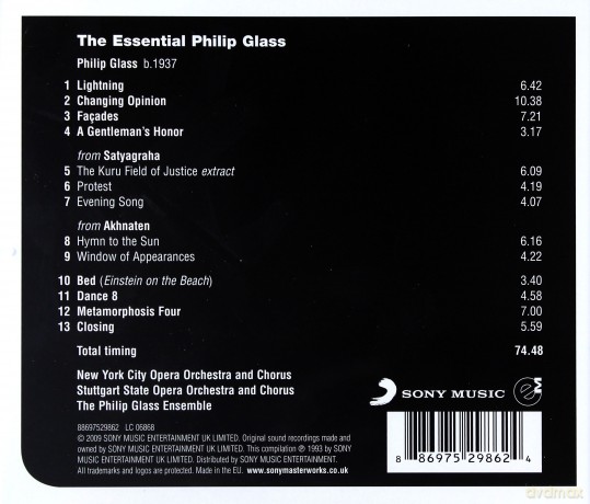 Philip Glass: The Essential Philip Glass [CD]