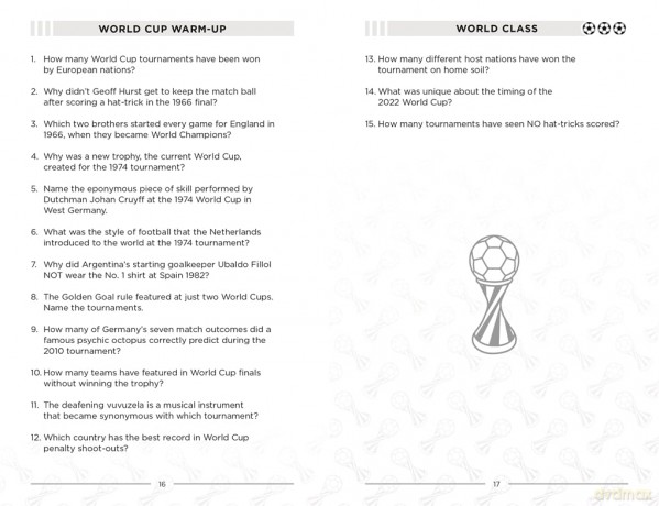 The Ultimate Football World Cup Quiz Book - Emily Stead [KSIĄŻKA]