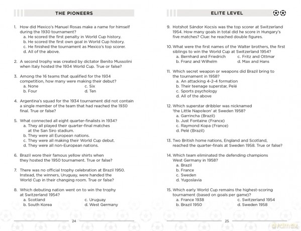 The Ultimate Football World Cup Quiz Book - Emily Stead [KSIĄŻKA]