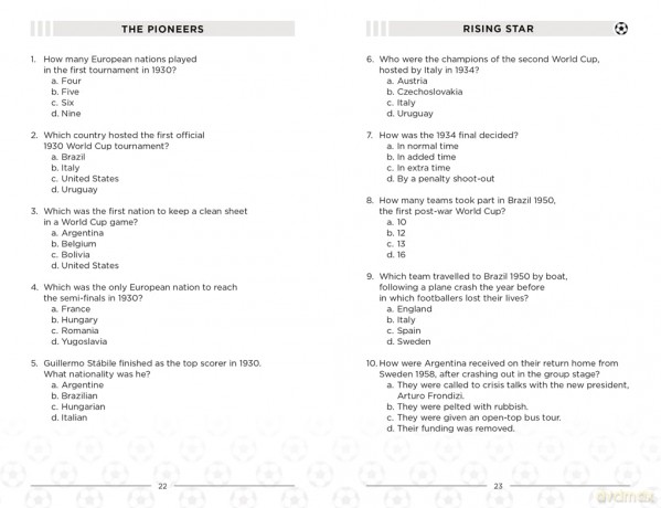 The Ultimate Football World Cup Quiz Book - Emily Stead [KSIĄŻKA]