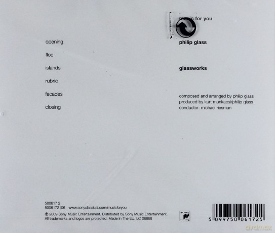 Philip Glass: Philip Glass: Glassworks [CD]