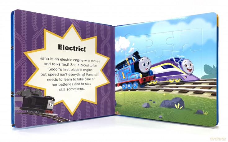 Thomas All Engines Go My First Puzzle Book - Jigsaw Puzzles for kids, 10-page board book, 5 puzzles to enjoy [KSIĄŻKA]