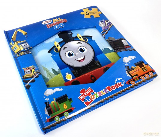 Thomas All Engines Go My First Puzzle Book - Jigsaw Puzzles for kids, 10-page board book, 5 puzzles to enjoy [KSIĄŻKA]