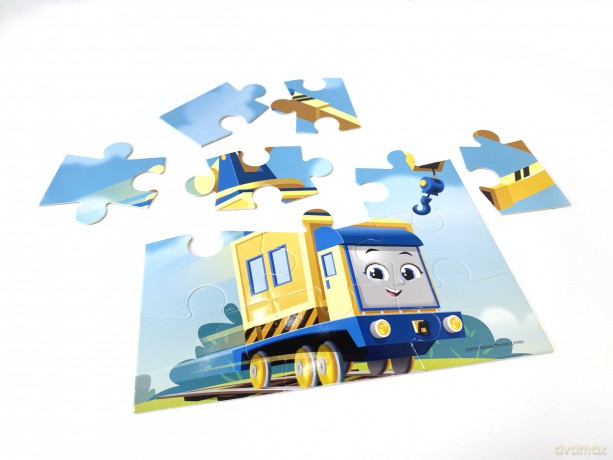 Thomas All Engines Go My First Puzzle Book - Jigsaw Puzzles for kids, 10-page board book, 5 puzzles to enjoy [KSIĄŻKA]