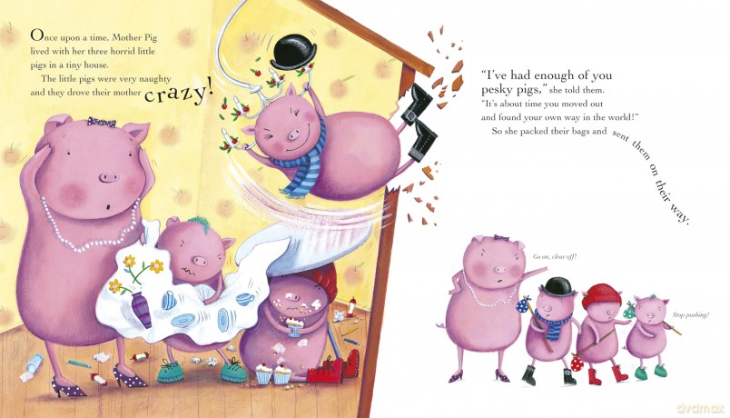 Three Horrid Pigs - Pichon Liz [KSIĄŻKA]