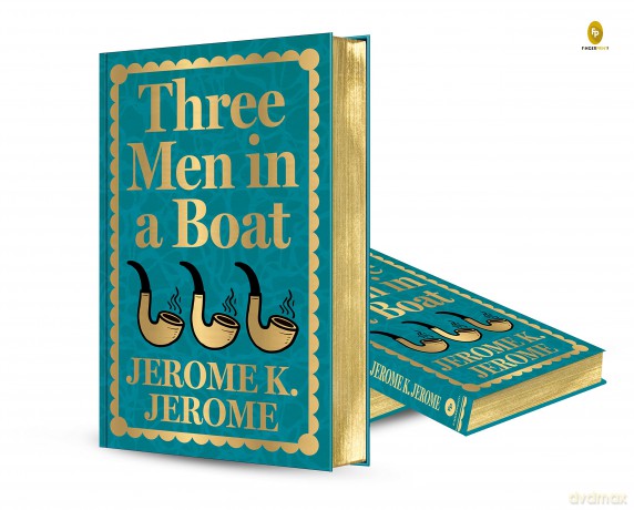 Three Men in a Boat (Deluxe Hardbound Edition) (Fingerprint Classics) - Jerome Jerome [KSIĄŻKA]
