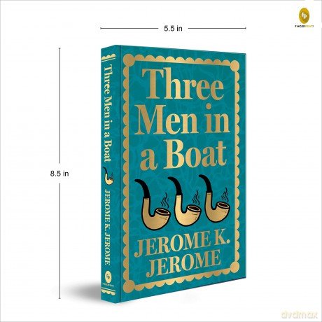 Three Men in a Boat (Deluxe Hardbound Edition) (Fingerprint Classics) - Jerome Jerome [KSIĄŻKA]