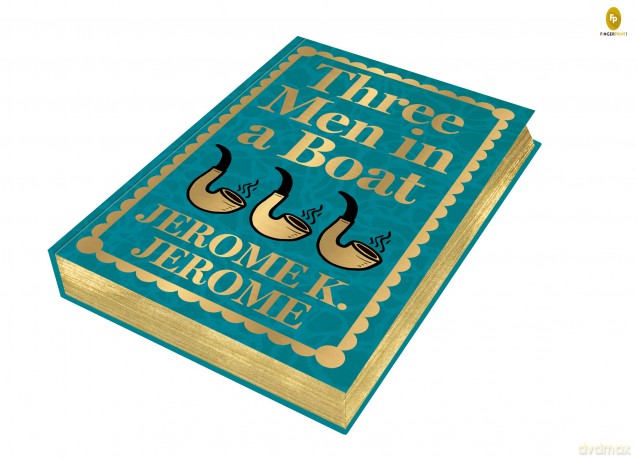 Three Men in a Boat (Deluxe Hardbound Edition) (Fingerprint Classics) - Jerome Jerome [KSIĄŻKA]