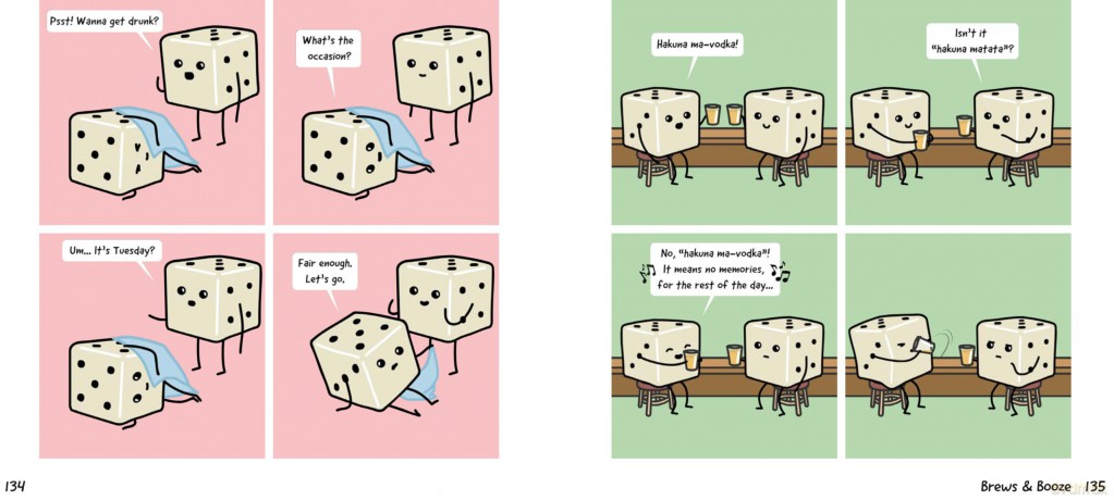 Tiny Dice Buddies - On a Roll: Puns, Jokes and Dicey Shenanigans Comics Collection - Olivia [KOMIKS]