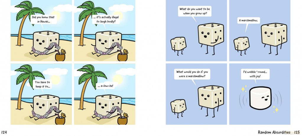 Tiny Dice Buddies - On a Roll: Puns, Jokes and Dicey Shenanigans Comics Collection - Olivia [KOMIKS]