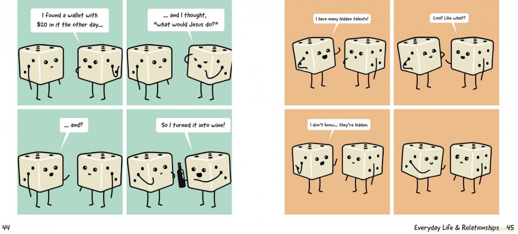 Tiny Dice Buddies - On a Roll: Puns, Jokes and Dicey Shenanigans Comics Collection - Olivia [KOMIKS]