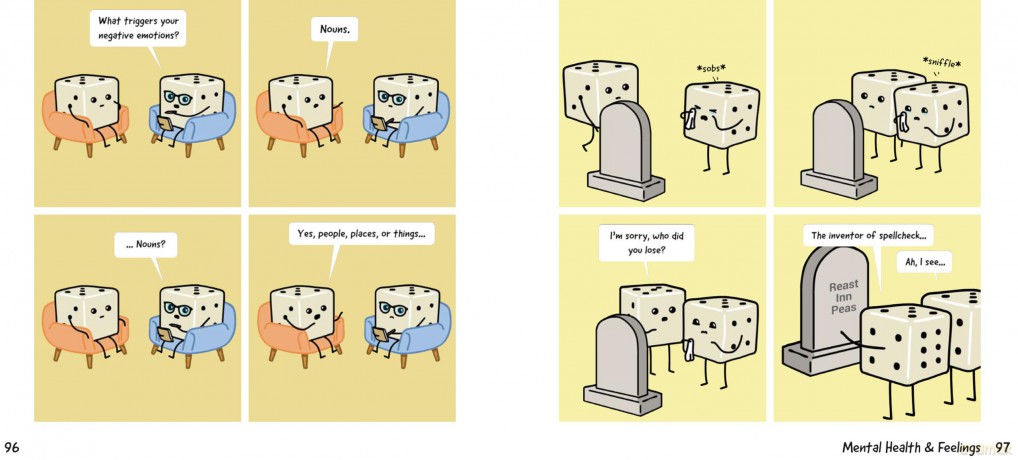 Tiny Dice Buddies - On a Roll: Puns, Jokes and Dicey Shenanigans Comics Collection - Olivia [KOMIKS]