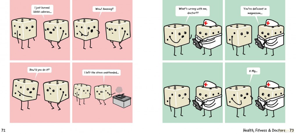 Tiny Dice Buddies - On a Roll: Puns, Jokes and Dicey Shenanigans Comics Collection - Olivia [KOMIKS]