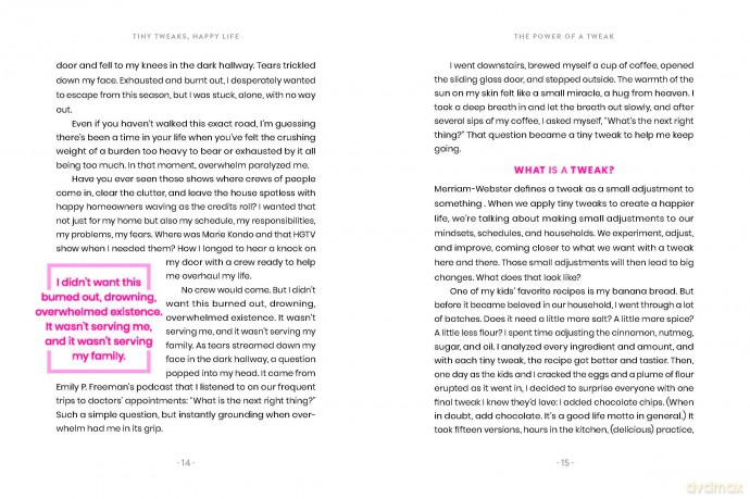 Tiny Tweaks, Happy Life: Simple Changes to Create Space for What Matters - Erin Port [KSIĄŻKA]