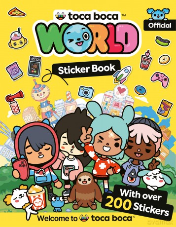 Toca Boca Sticker Book: Welcome To Toca Boca!: an official sticker book for fans of the Top 3 iPad app for kids. Perfect for children aged 8, 9, 10, 11, 12. NEW for 2026! - Toca Boca [KSIĄŻKA]