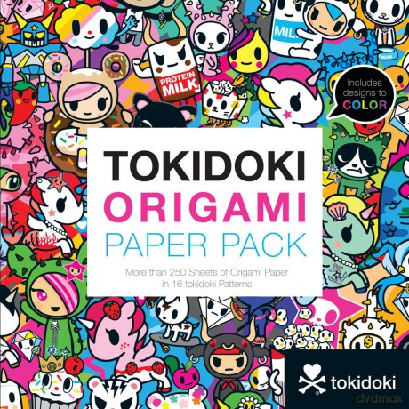 tokidoki Origami Paper Pack: More than 250 Sheets of Origami Paper in 16 tokidoki Patterns - Unknown [KSIĄŻKA]