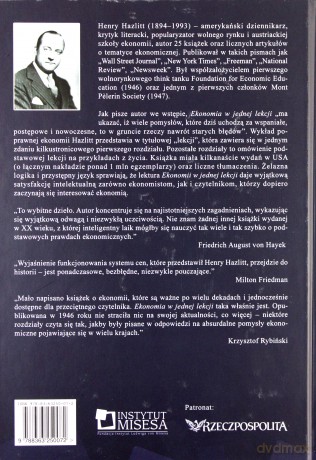 Ekonomia w jednej lekcji (twarda) [KSIĄŻKA]