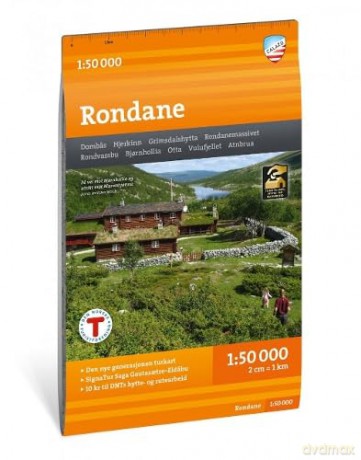Turkart Rondane 1:50 000 (Mountain map detailed scale) [KSIĄŻKA]