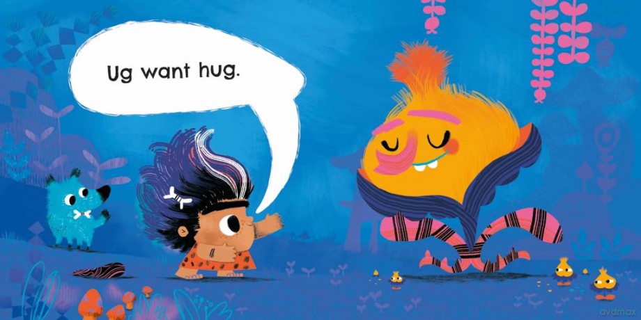 Ug Want Hug: A hilarious story from prehistoric double act, Ug and Og, which teaches little ones that not everyone wants to be hugged - Nancy Leschnikoff [KSIĄŻKA]